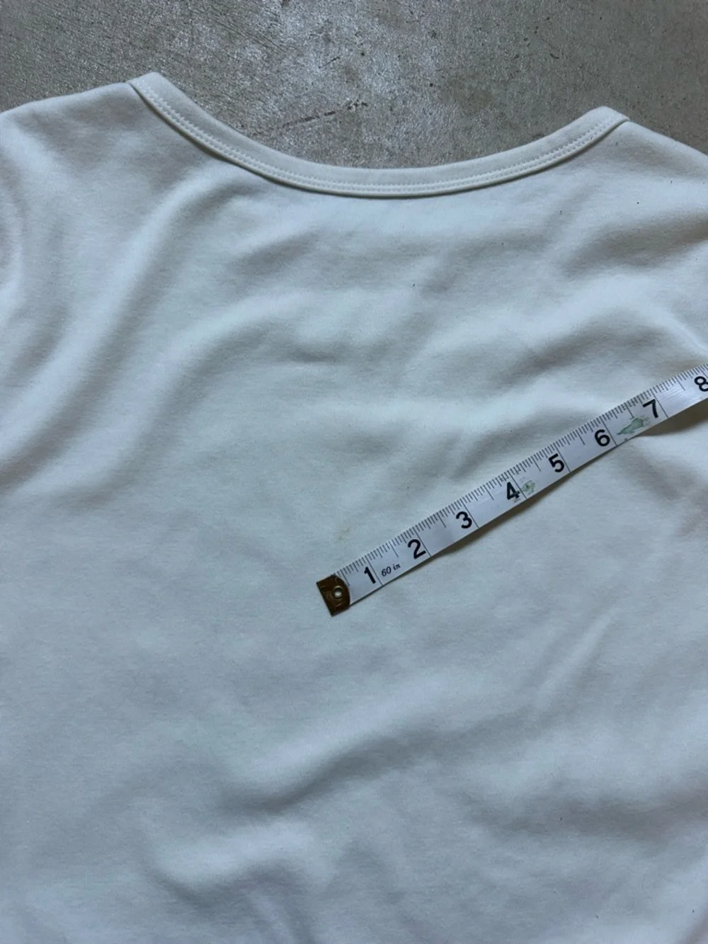 Classic White Long-Sleeve Crewneck Dress - Picture 5 of 5